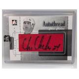 1/9 2008 ITG Chris Chelios Relic Auto Silver AT-CC