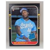 1987 Donruss Rated Rookie Bo Jackson RC #35