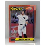 2025 Aaron Judge Topps Chrome 1990 Refractor