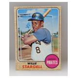 1968 Topps Baseball Willie Stargell HOF Scratches