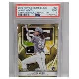 2025 Topps Chrome Black James Wood SSP /75 PSA 9