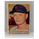 1957 Topps Jerry Schoonmaker Corners/Edge/Surface
