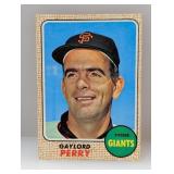 1968 Topps Baseball Gaylord Perry HOF 85 Edge