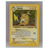 1999 Pokemon Fossil Raichu Holo #14 *DMG