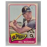 1965 Topps Baseball Bill Mazeroski HOF Edge/Stains