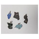 11.51G.925 State Charm/Pendant Lot