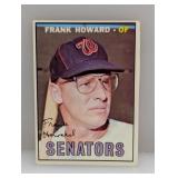 1967 Topps Frank Howard NL ROY 255 Indent/Edge