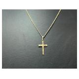 18' 12k GF Cross Necklace