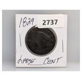 1829 Large One Cent