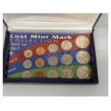 Lost Mint Mark Collection W/ Silver Halves