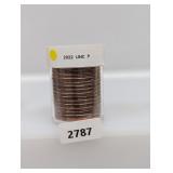 2022-P UNC Roll (20) JFK Half $1 Dollars