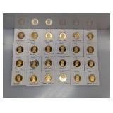 Lg Lot PF Presidential $1 Dollars