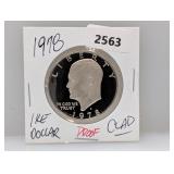 1978 PF Clad Ike $1 Dollar