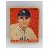 1933 Goudey Willie Kamm Corners/Edges/Surface