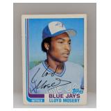 1982 Topps Lloyd Moseby #223 Edges