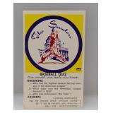 1968-70 Fleer Logo Quiz Senators Stains/Corners