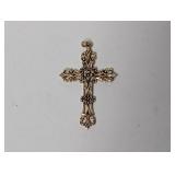 12k GF Cross Pendant