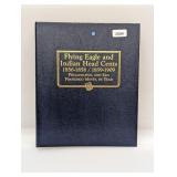 Partial Flying Eagle/Indian Head Cent Book