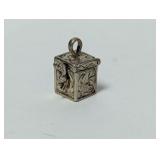 .925 Sterling Silver Poison Box Pendant