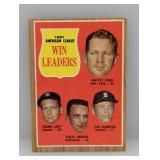1962 Topps WIN LEADERS WHITEY FORD/JIM BUNNING 57