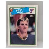 1988 Topps Brett Hull Rookie #66 Edges