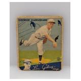 1934 Goudey #41 George Earnshaw White Sox Damaged