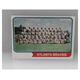 1974 Topps Baseball Atlanta Braves Team Hank Aaron