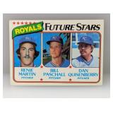 1980 Topps Stars Martin Paschall Quisenberry #667