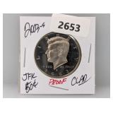 2003-S PF Clad JFK Half $1 Dollar