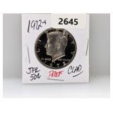 1972-S PF Clad JFK Half $1 Dollar