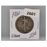 1920 90% Silv Walker Half $1 Dollar
