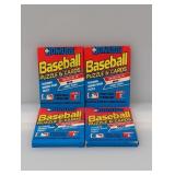 (4) 1989 Donruss Baseball Packs