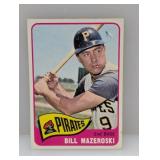 1965 Topps Baseball Bill Mazeroski HOF 95 Stain