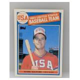 1985 Topps US Team Mark McGwire #401 Scratch