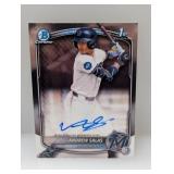 2025 Andrew Salas Bowman Chrome Auto 1st Cpa-As