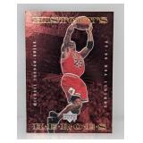 1999-00 UD History's Heroes Michael Jordan Corner