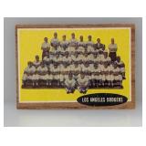 1962 Topps Dodgers KOUFAX/DON DRYSDALE 43 Indents