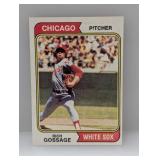 1974 Topps Baseball Rich Gossage HOF 542