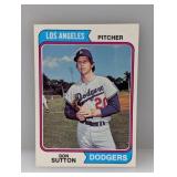 1974 Topps Baseball Don Sutton HOF 220