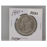 1897-O 90% Silv Morgan $1 Dollar