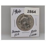 1966 80% Silv Bahamas Fifty Cents