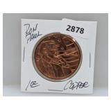 1oz .999 Copper Ron Paul Round