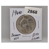 1966 80% Silv Bahamas Fifty Cents