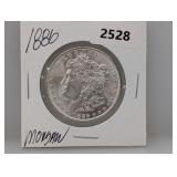 1886 90% Silv Morgan $1 Dollar