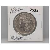 1884-O 90% Silv Morgan $1 Dollar