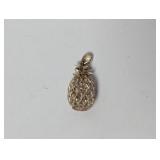 .925 Sterling Silver Pineapple Pendant