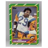 1986 Topps #78 Eric Dickerson Corner