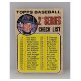 1968 Topps Juan Marichal Checklist Unchecked 107
