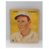 1933 Goudey 123 Jack Russell Creases/Corners/Edges