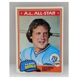 1981 Topps AL All- Star George Brett #700 Corners